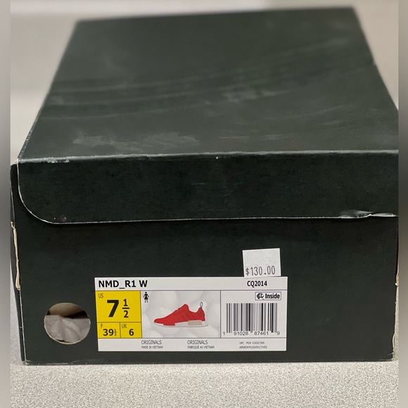 Adidas Women’s NMD R1 Trace Scarlet Running Shoes Size 7.5 *Brand New* - Picture 8 of 8